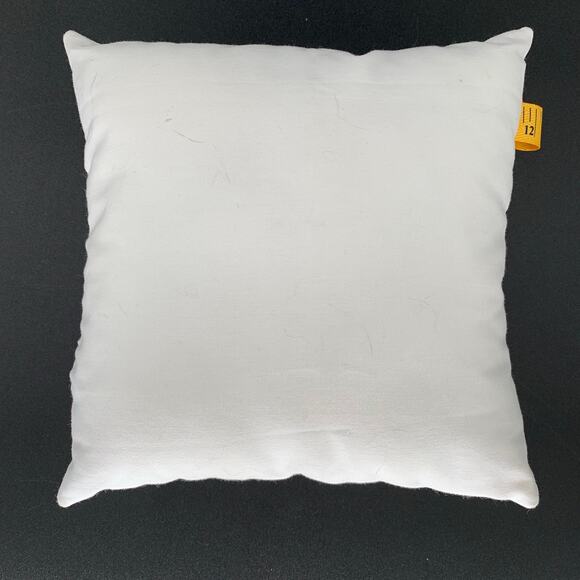 Handmade Pillow Quilted Small 8" Accent Blue Green Yellow Dresden Plate Pieced - Picture 3 of 10